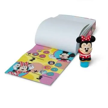 Melissa & Doug Sticker Wow!™ 24-Page Activity Pad and Sticker Stamper, 300 Stickers, Arts and Crafts Fidget Toy Collectible Character – Disney Minnie Mouse