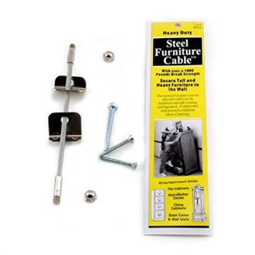 Quakehold Furniture Cable 7 Inch - Ultimate Safety Solution