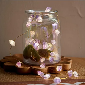 Enchanting Nature Amethyst Crystal String Lights