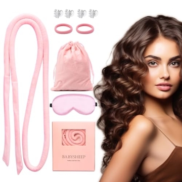 Heatless Small Hair Curler Set for Healthy Curls