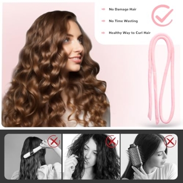 Heatless Small Hair Curler Set for Healthy Curls