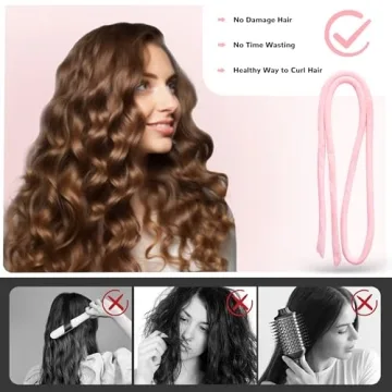 Heatless Small Hair Curler Set for Healthy Curls