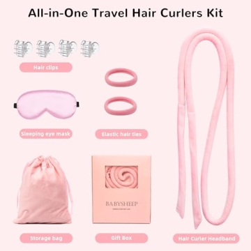 Heatless Small Hair Curler Set for Healthy Curls