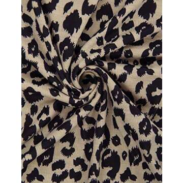 BMJL Women's Cute Leopard Print Long Sleeve Shirt