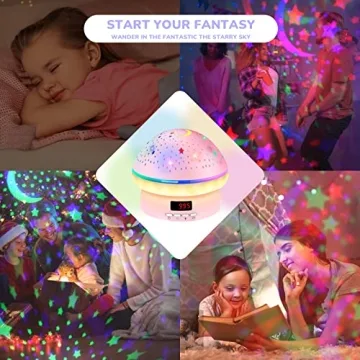 MINGKIDS Star Night Light Projector for Kids