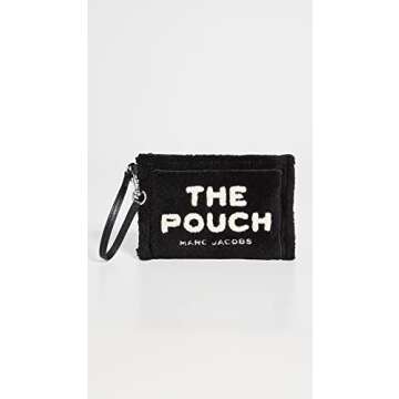 Marc Jacobs Women's Terry Traveler Pouch, Black, One Size