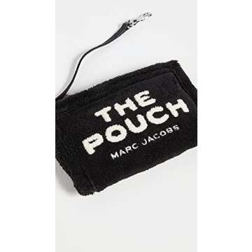 Marc Jacobs Women's Terry Traveler Pouch, Black, One Size