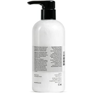 Anthony Glycolic Facial Cleanser for Men - Exfoliate & Hydrate