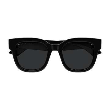 Gucci Women's Oversized Square Sunglasses, Shiny Black, One Size