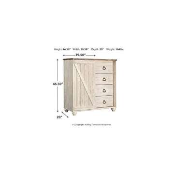 Ashley Willowton Shabby Chic Dress Chest - Stylish Storage Solution