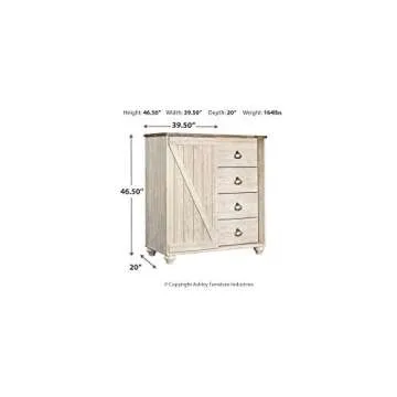 Ashley Willowton Shabby Chic Dress Chest - Stylish Storage Solution