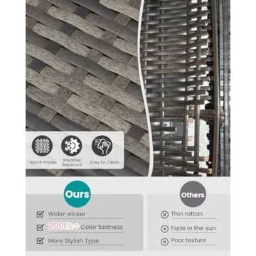 Bezseller Patio Furniture Set - Stylish & Comfortable Bistro Set