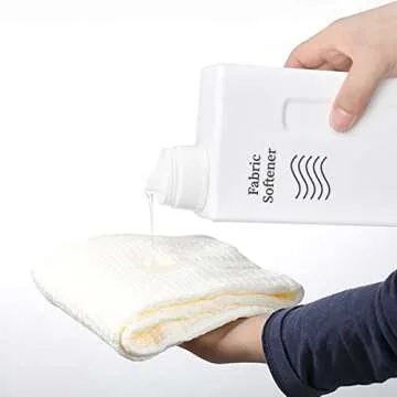 Laundry Detergent Dispenser-3 Pack,34 oz Laundry Soap Dispenser with 6 Stickers for Laundry Room Organization for Liquid Detergent,Fabric Softener,Bleach Agent,Laundry Powder,Scent Beads Container