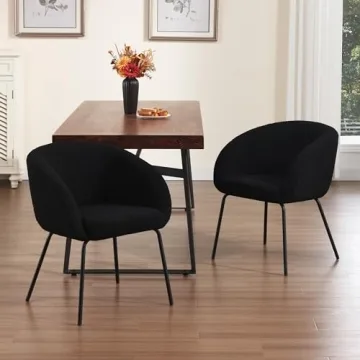 ONEVOG Cozy Sherpa Dining Chair for Elegant Spaces