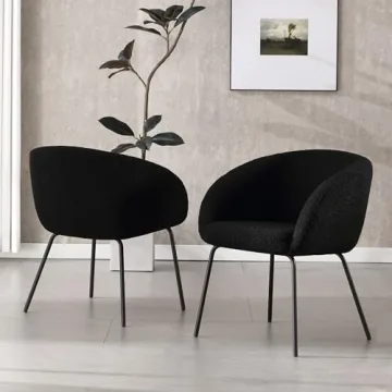 ONEVOG Cozy Sherpa Dining Chair for Elegant Spaces