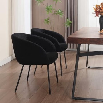 ONEVOG Cozy Sherpa Dining Chair for Elegant Spaces