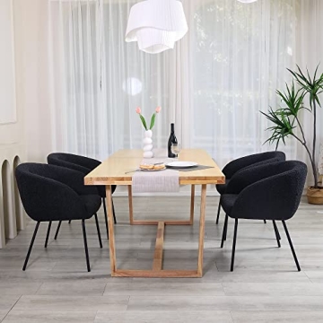 ONEVOG Cozy Sherpa Dining Chair for Elegant Spaces