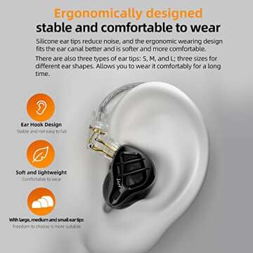 KZ ZAR Hybrid Earbuds with Silver-Plated Cable for Audiophiles