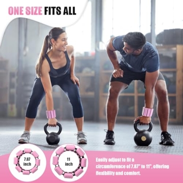 Adjustable 2 lb Wrist and Ankle Weights for Women