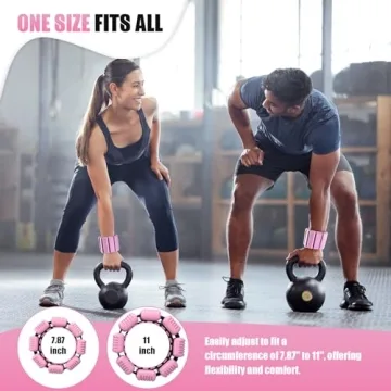 Adjustable 2 lb Wrist and Ankle Weights for Women