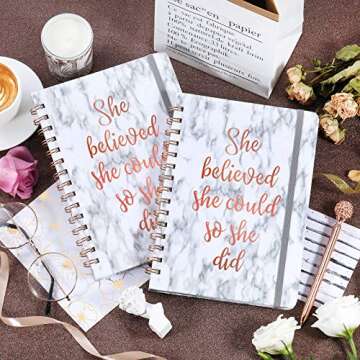 Frasukis Ruled Notebook/Journal - Spiral Notebook with Premium Thick Paper, 8.5" X 6.4", College Rul...