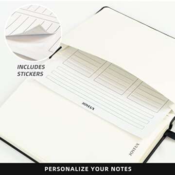 JOYEUX Hardcover Journal Notebook - 160 Pages for Writing