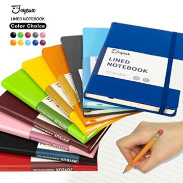 JOYEUX Hardcover Journal Notebook - 160 Pages for Writing