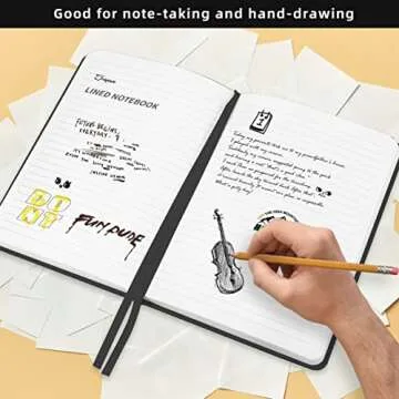 JOYEUX Hardcover Journal Notebook - 160 Pages for Writing