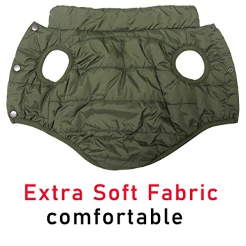 JoyDaog Fleece Lined Dog Jacket for Winter Fun