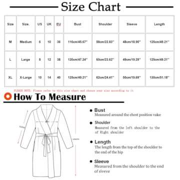 bawilom Womens Striped Robe Fleece Plush Soft Fluffy Fuzzy Cozy Winter Warm Lightweight Bathrobe, Shower Spa House Long Robe
