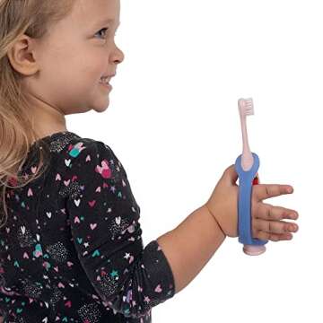 EazyHold Blue Silicone Universal Cuff - Assistive Hand Grip Holder 2-Pack