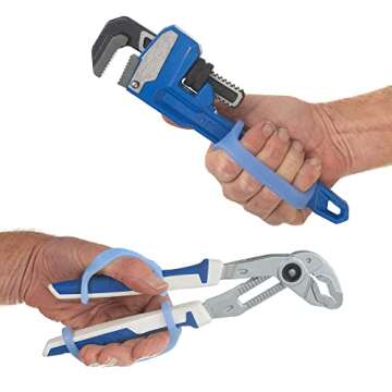 EazyHold Blue Silicone Universal Cuff for Mobility Aid