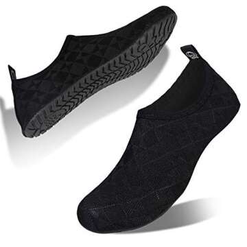 WateLves Quick-Dry Aqua Shoes for Beach Swim Yoga