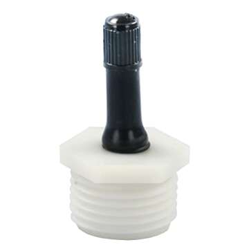 JR Products 03054 Blow Out Plug Plastic W/Valve