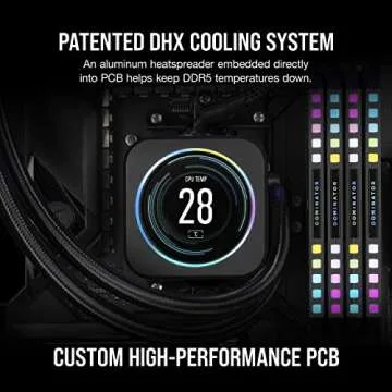 CORSAIR DOMINATOR PLATINUM RGB DDR5 64GB (2x32GB) DDR5 5600MHz CL40 AMD EXPO Intel XMP iCUE Compatible Computer Memory – Gray (CMT64GX5M2B5600Z40K)