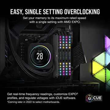 CORSAIR DOMINATOR PLATINUM RGB DDR5 64GB (2x32GB) DDR5 5600MHz CL40 AMD EXPO Intel XMP iCUE Compatible Computer Memory – Gray (CMT64GX5M2B5600Z40K)