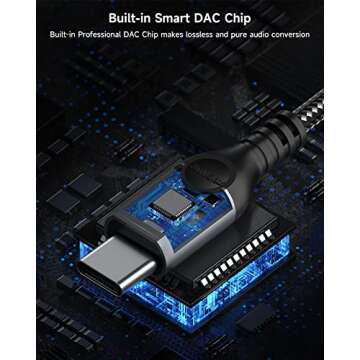 ZOOAUX USB Type C to 3.5mm Headphone Jack Adapter (2-Pack), USB C to Aux Audio Dongle Cable Cord for iPhone 16 16 Pro Max 15 15 Pro 15 Plus,iPad,Pixel,Samsung Galaxy S24 S23 S22 S21 S20 Note -Grey