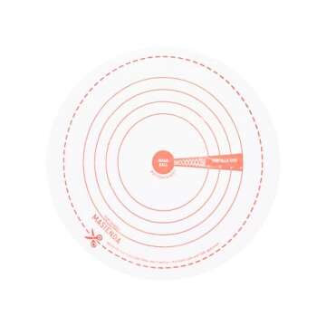 Tortilla Press Liners (Pack of 5) - Reusable Plastic Liners, Fits All Tortilla Presses, with Printed...