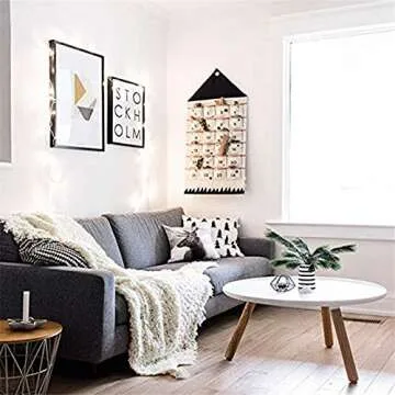 Interactive Christmas Advent Calendar with 24 Pockets