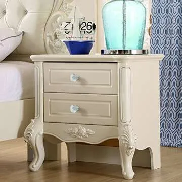 Dxhycc 10 Pcs Crystal Glass Cabinet Knobs 30mm Diamond Shape Drawer Kitchen Cabinets Dresser Cupboard Wardrobe Pulls Handles