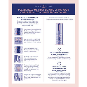 Conair Unbound Cordless Auto Curler for Effortless Curls