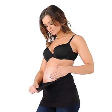 Belly Bandit Flawless Belly Support Band - Black Size S