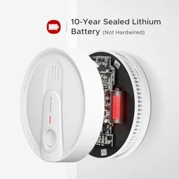 X-Sense Smoke Detector with 10-Year Battery & Photoelectric Sensor