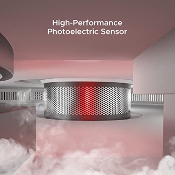 X-Sense Smoke Detector with 10-Year Battery & Photoelectric Sensor