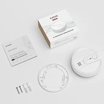X-Sense Smoke Detector with 10-Year Battery & Photoelectric Sensor