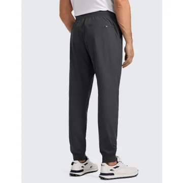 CRZ YOGA Men's Quick Dry Golf Joggers with Pockets