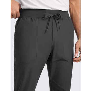 CRZ YOGA Men's Quick Dry Golf Joggers with Pockets