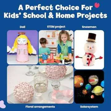 Hygloss Products Foam Balls - Craft Foam (XPS) for Projects, Arts, & Crafts, 4-Inch, White, 12 Pieces