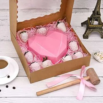 Tcoivs 20-Pack Pie Boxes with Window for Pies & Pastries