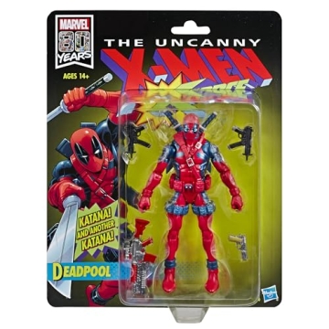 Marvel Legends Deadpool Action Figure - Retro 6 Inch Collectible